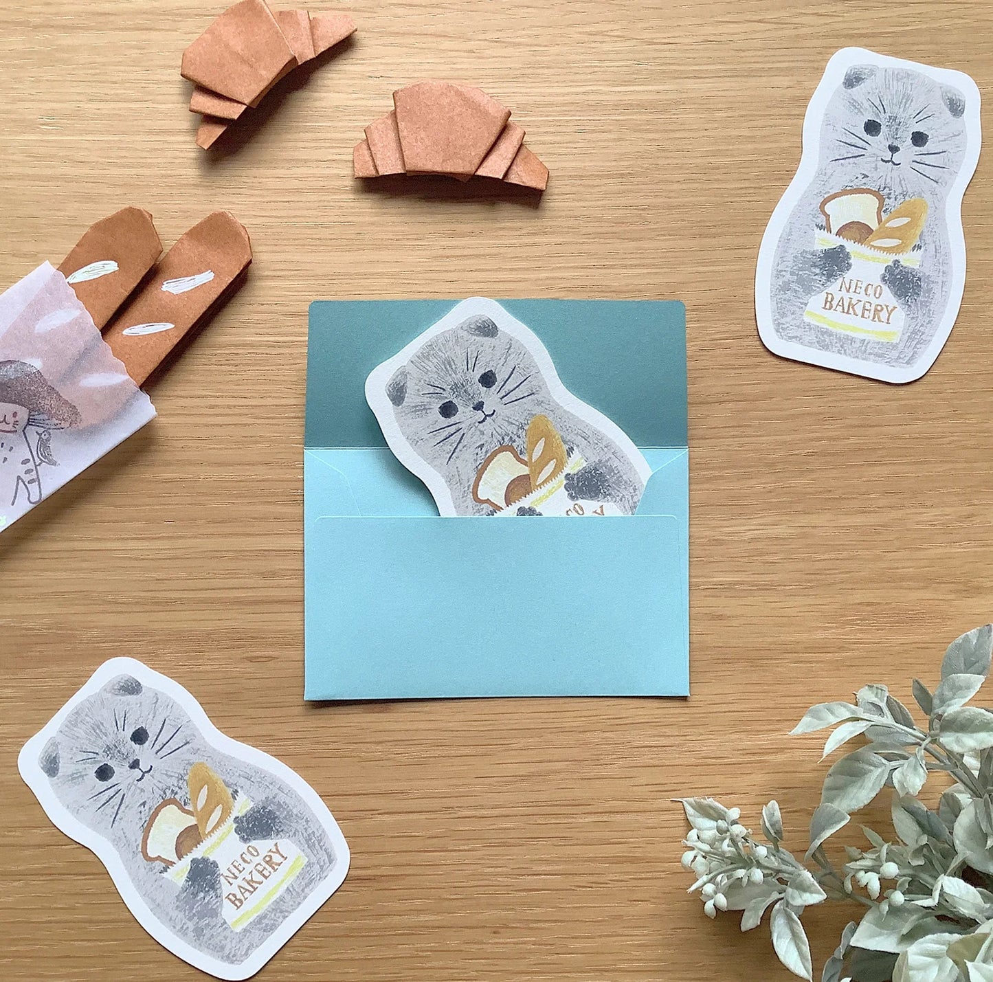 Mini Scottish Fold Greeting Card
