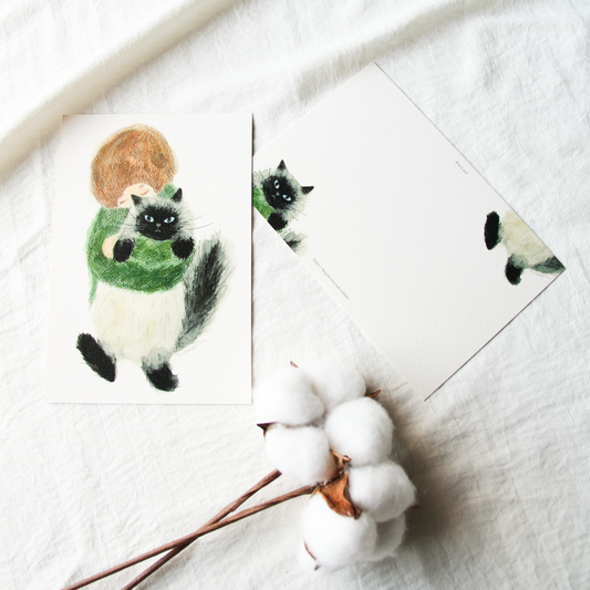 Cats & Us Postcard