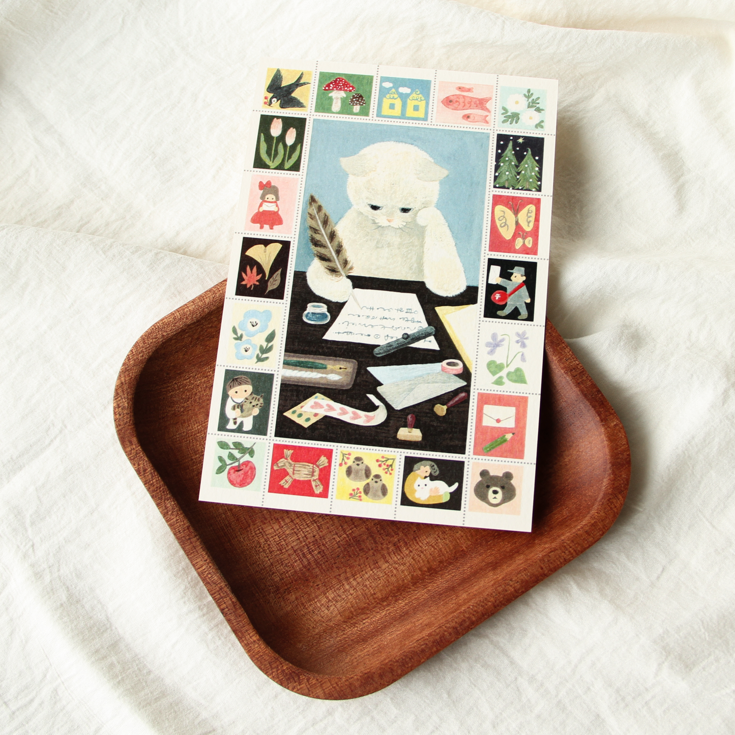 Storybook Cats Postcard