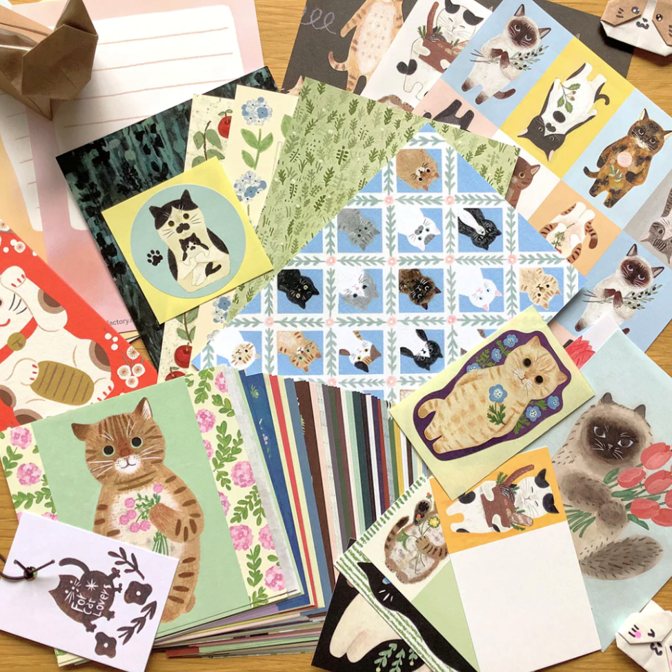Cat Stationery Gift Set