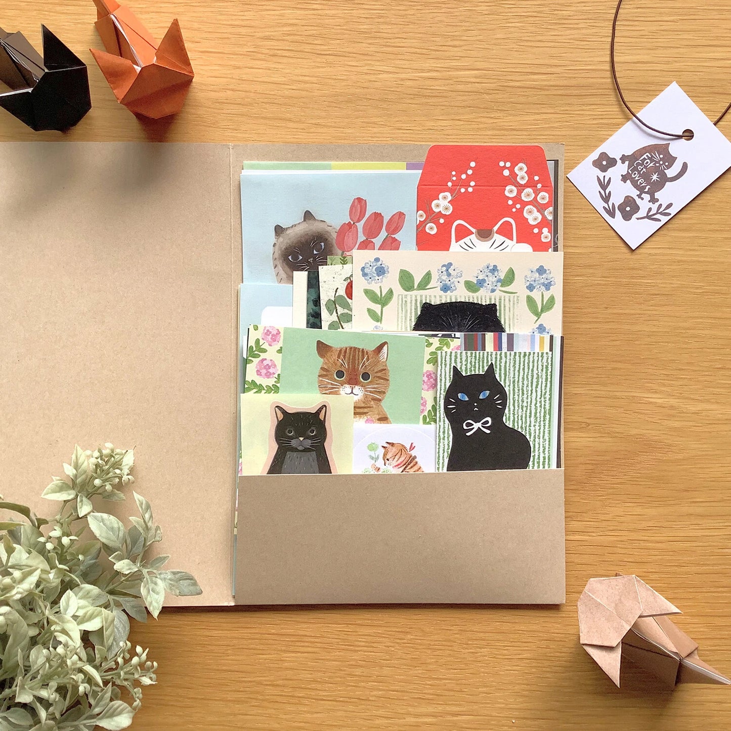 Cat Stationery Gift Set