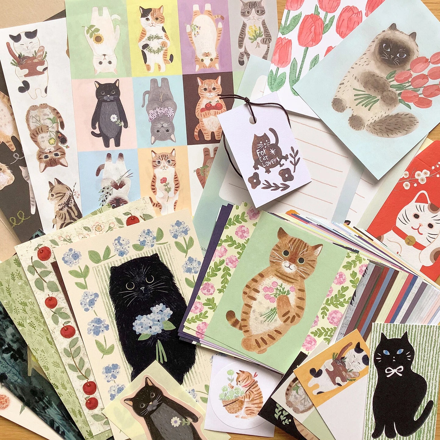 Cat Stationery Gift Set
