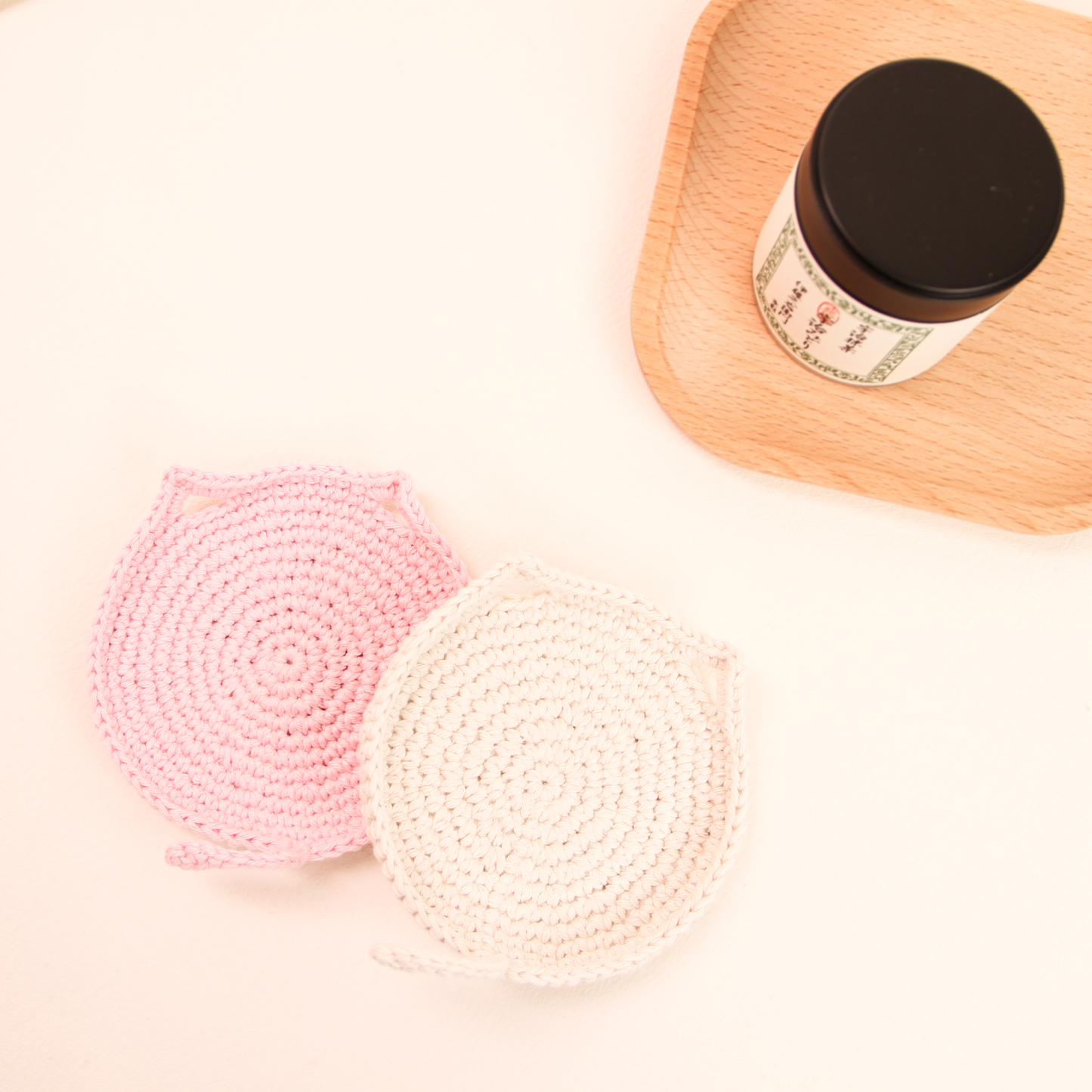 Handmade Crochet Cat Coaster