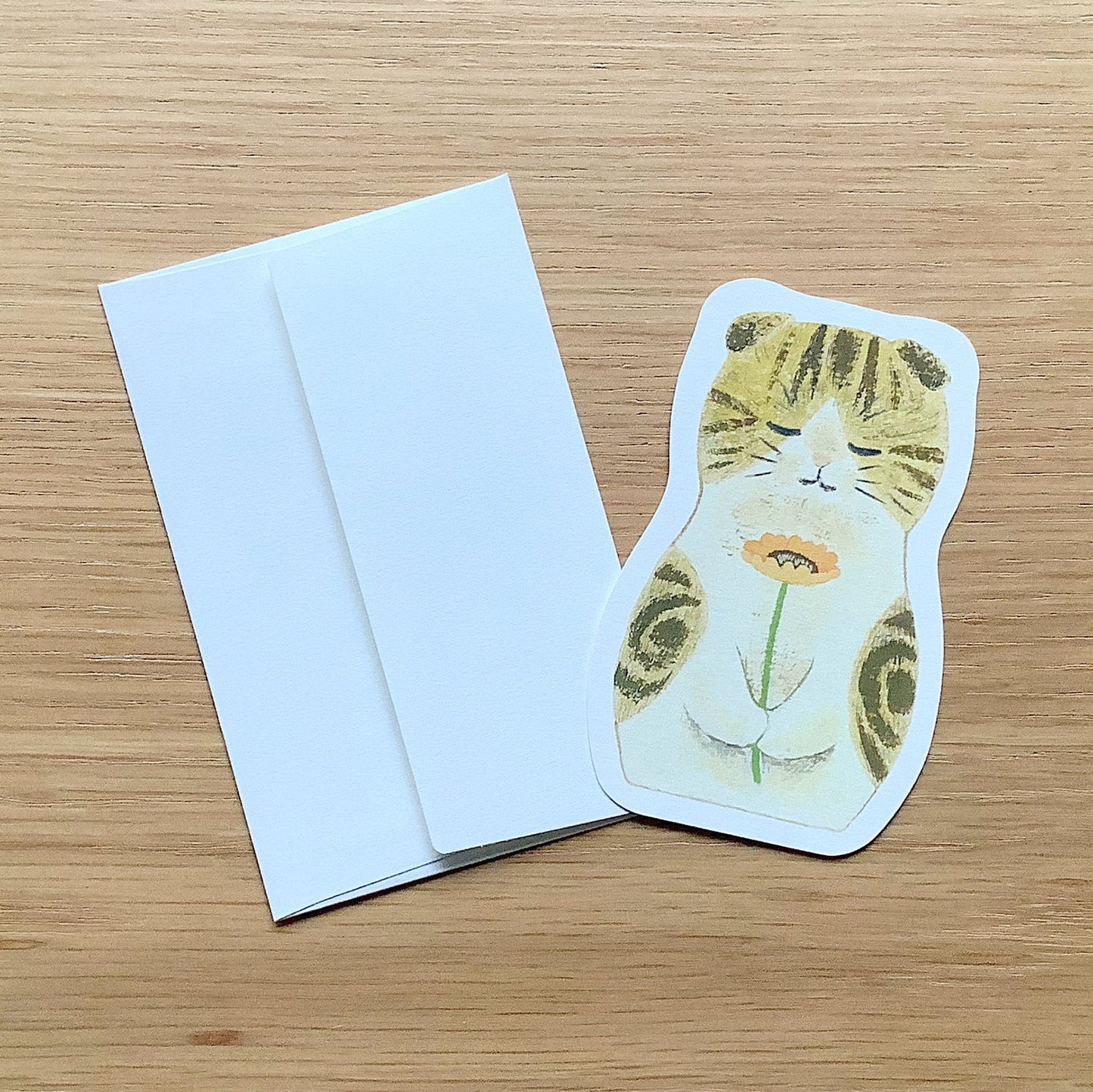 Mini Scottish Fold Greeting Card