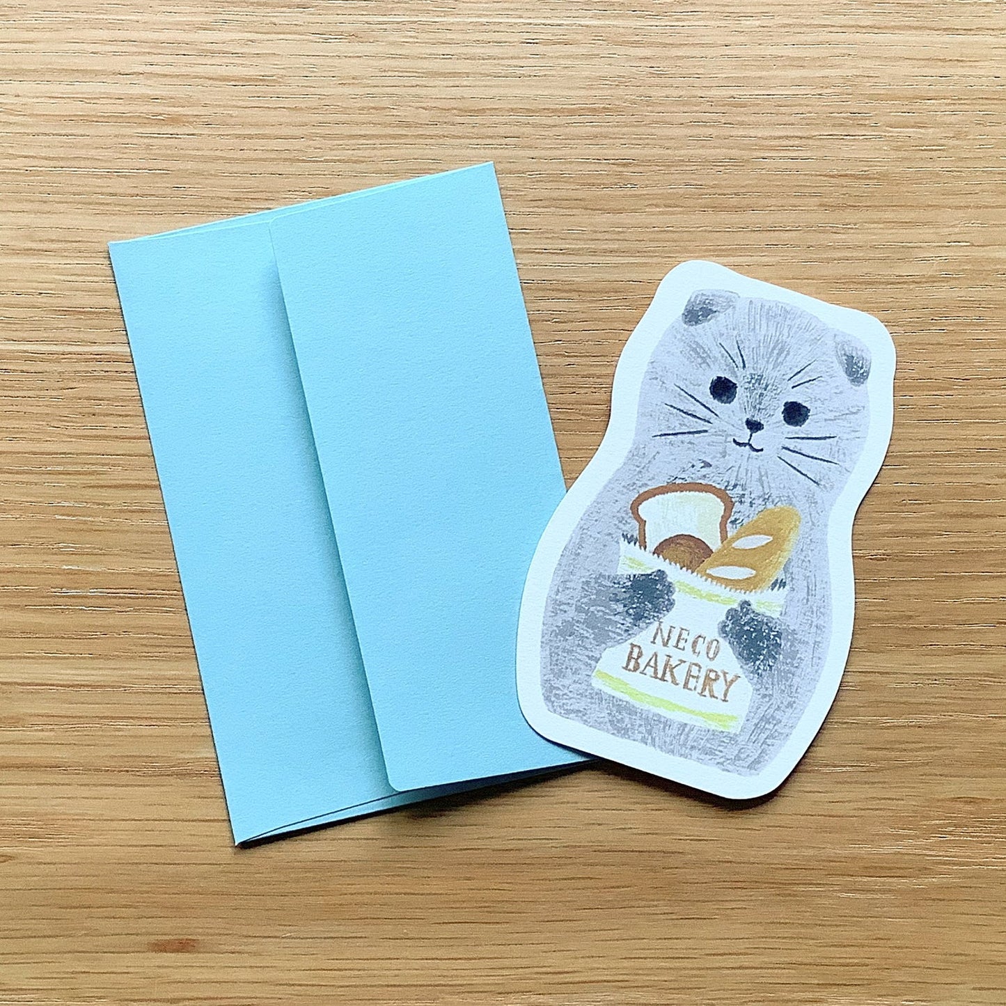 Mini Scottish Fold Greeting Card