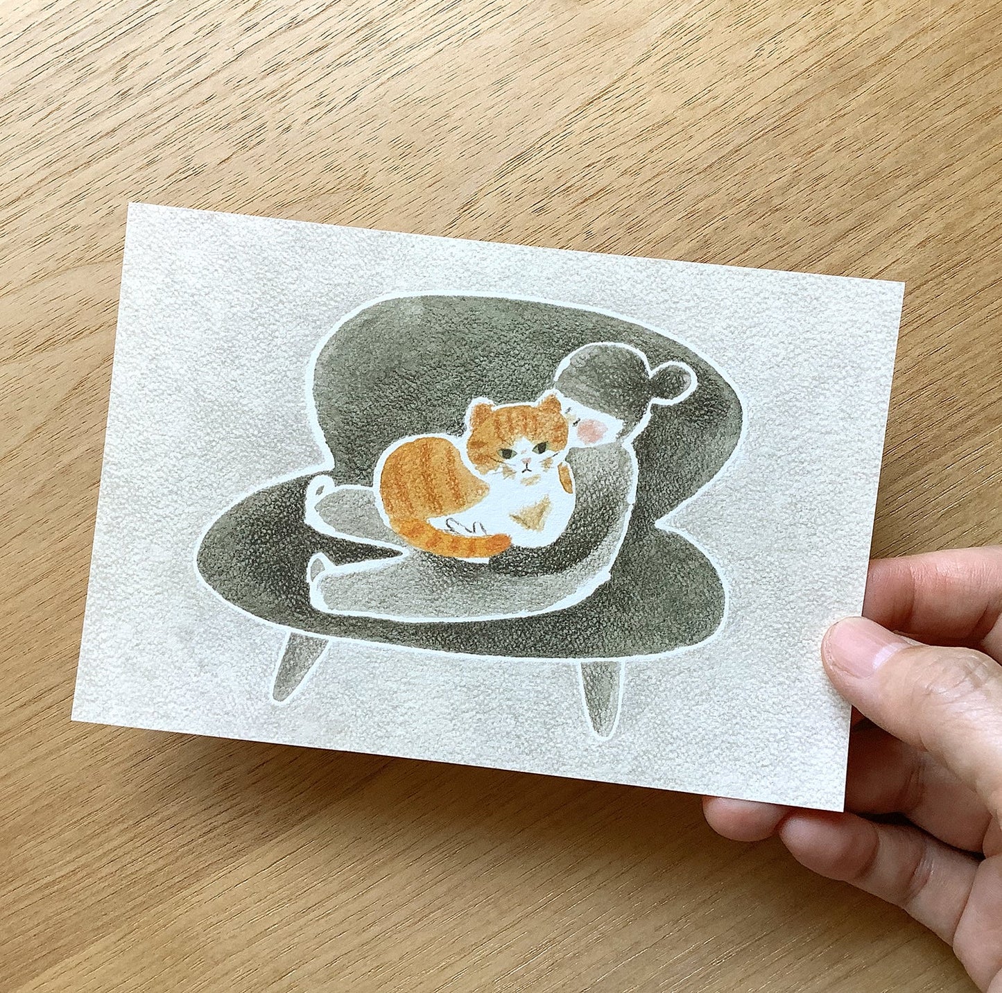 Cats & Us Postcard
