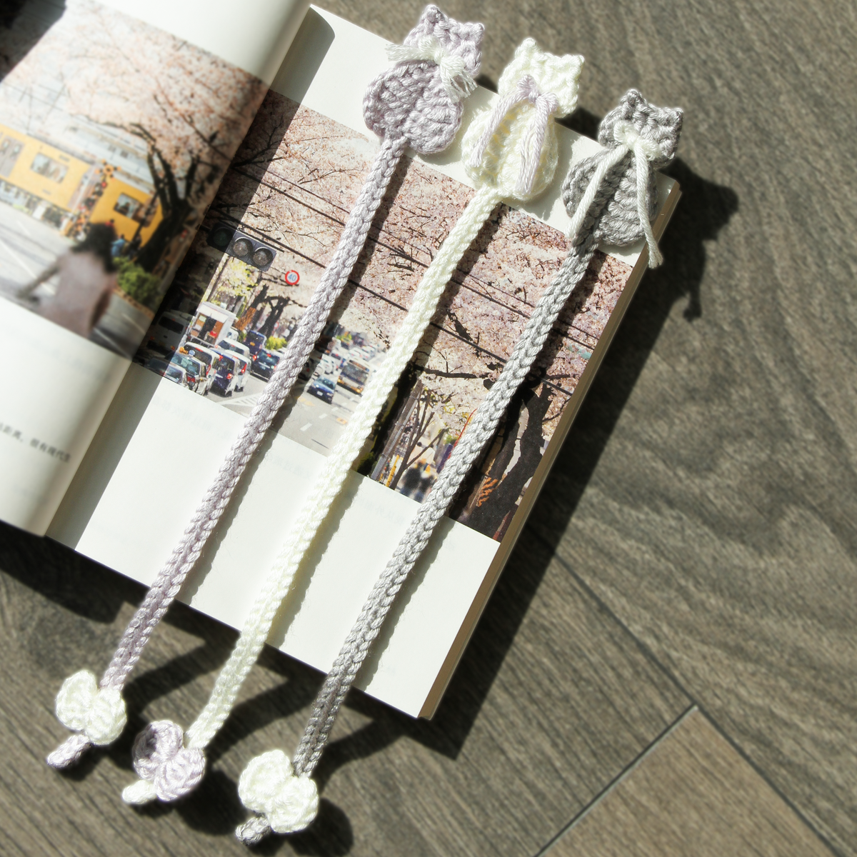 Handmade Crochet Cat Bookmark