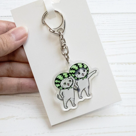 Watermelon Explorers Keychain