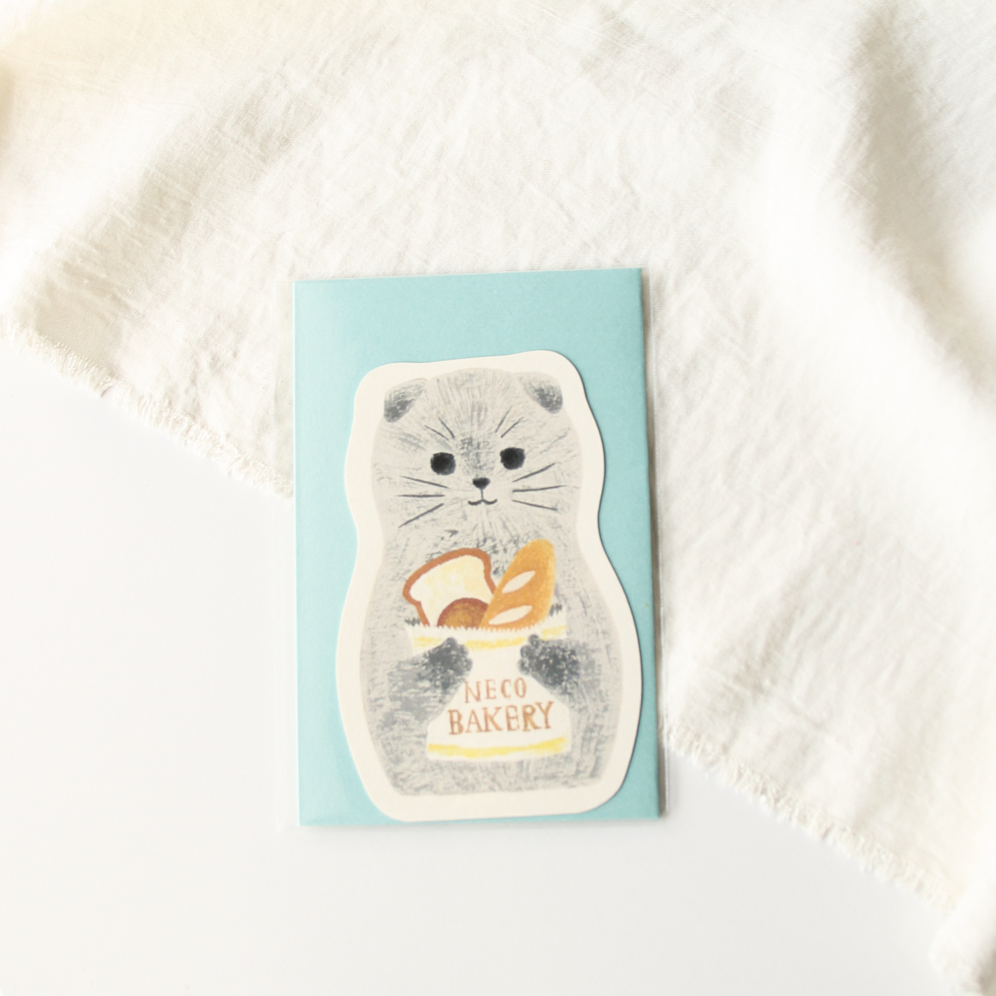 Mini Scottish Fold Greeting Card