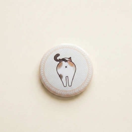Kitty Tushies Mini Pin