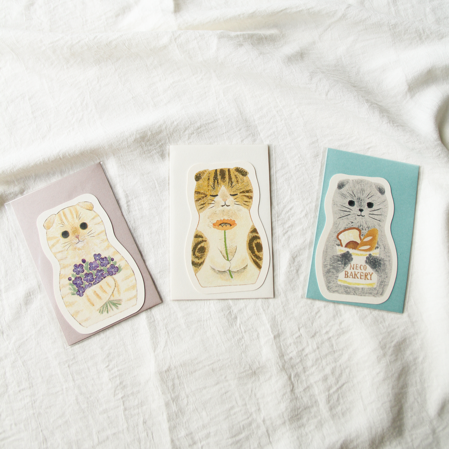 Mini Scottish Fold Greeting Card