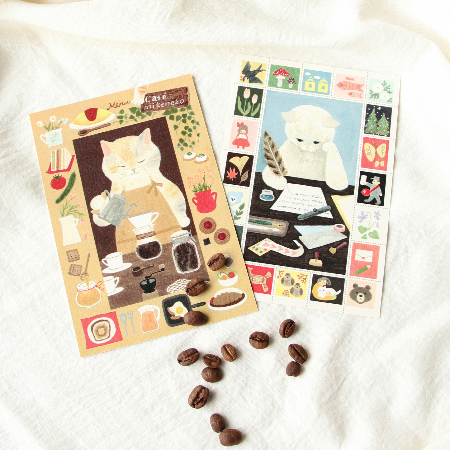 Storybook Cats Postcard