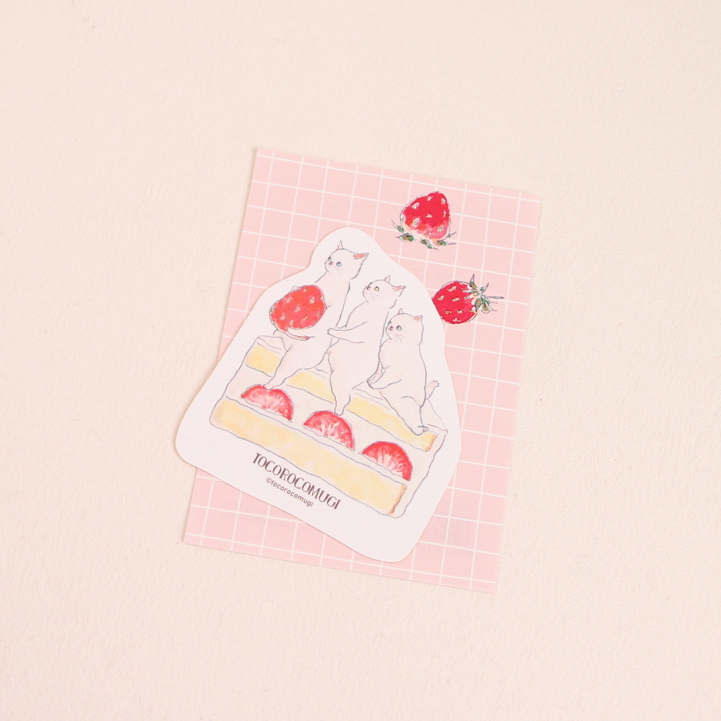 Tokoro Komugi Cat Stickers